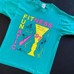 Vintage “Fitness Funatic” 1997 Warner Lambert Tee